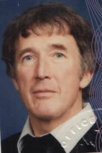 Passport photograph of Peter McWhirter aged about sixty. 