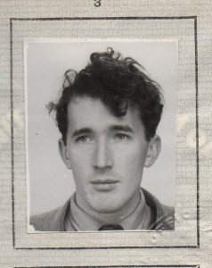 Photograph of Peter McWhirter aged about thirty years.